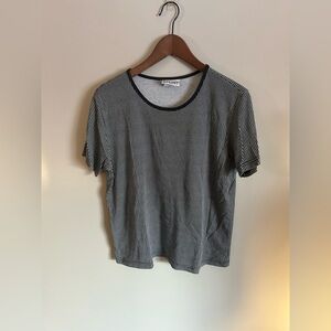 Vintage | Black & White Checkered Short Sleeve Tee